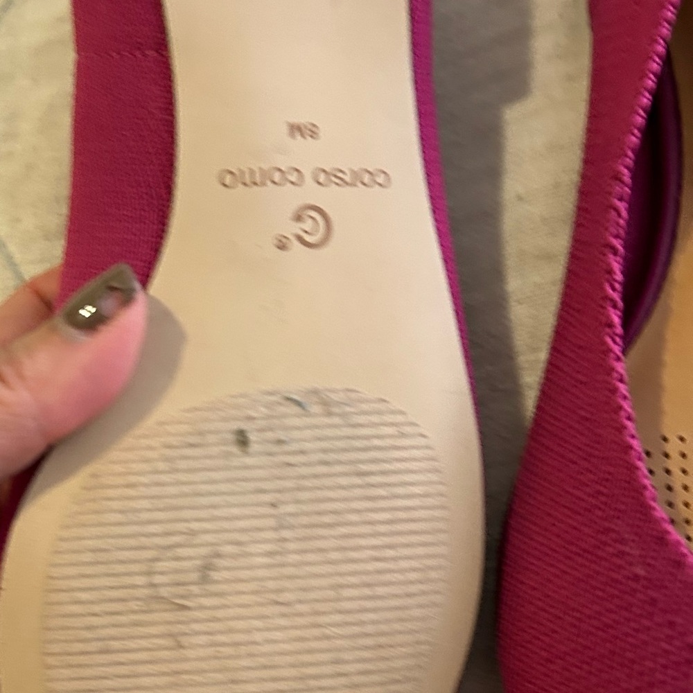 Corso Como Julia Knit Flat Shoes Stretch Leather Insole Pointed Toe Size 8 - Picture 2 of 8